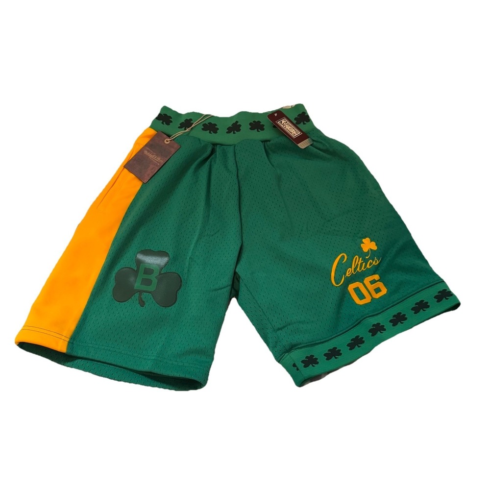 Boston Celtics Shorts Mens Small Green NBA My Towns Boston Celtics X Bodega